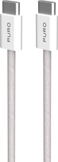Puro Pucccfabk415mtbeg 1,5 M Usb C Usb C Usb 2.0 Beige Hvit