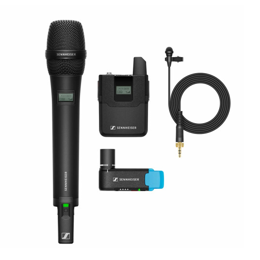 Sennheiser AVX-Kombo SET-3 Digitalt Trådløst Mikrofonsett MMD 835 + ME2 Mygg Svart Sennheiser AVX-Kombo SET-3 Digitalt Trådløst Mikrofonsett MMD 835 + ME2 Mygg Svart