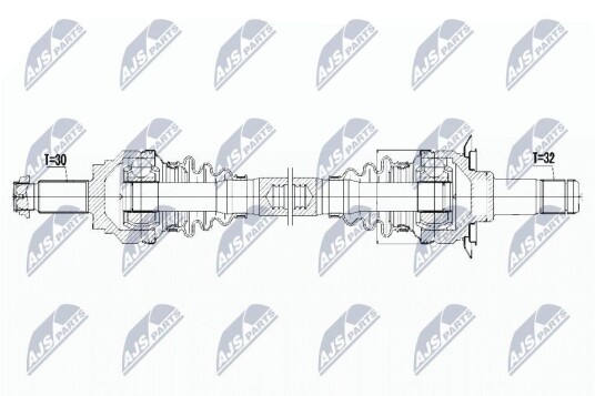 Nty Drivaksel NTY NPW BM 042 Nty Drivaksel NTY NPW BM 042