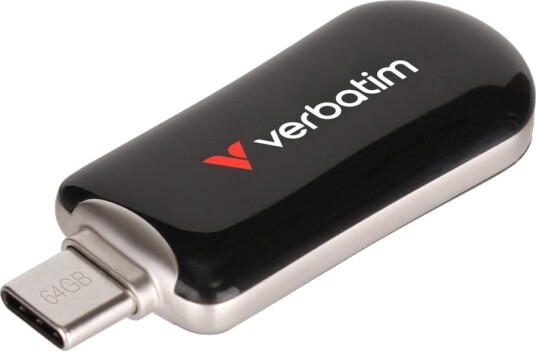 Verbatim Plectra Usb-Flashstasjon 64 Gb Usb 3.2 Gen 1 Usb-C Svart Verbatim Plectra Usb-Flashstasjon 64 Gb Usb 3.2 Gen 1 Usb-C Svart