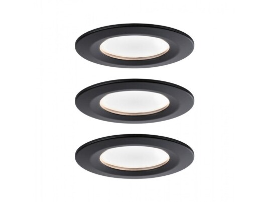 Paulmann 94474 Innsunket Spotlight 1 Ampuller Led 10 W 2700 K Sort