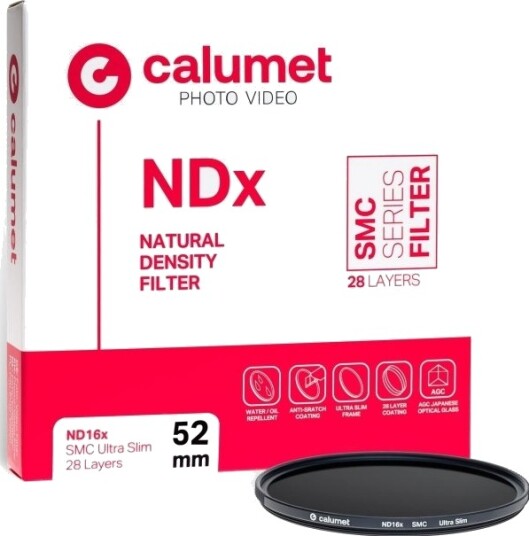 Calumet Calumet Filter Nd16x Smc 52Mm Ultra Slim 28 Layers