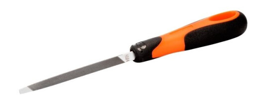 Bahco Ergo 4-183-08-2-2, Fil, Trekant-Fil, 2. Kutt, Sort, Oransje, 20 Cm, 15,5 Mm Bahco Ergo 4-183-08-2-2, Fil, Trekant-Fil, 2. Kutt, Sort, Oransje, 20 Cm, 15,5 Mm