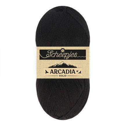 Scheepjes Arcadia Solid Garn 816 Midnatt Scheepjes Arcadia Solid Garn 816 Midnatt