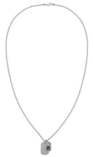 Tommy Hilfiger Monogram Tag Halskjede Rustfritt Stål 2790465 - Herre - Stainless Steel