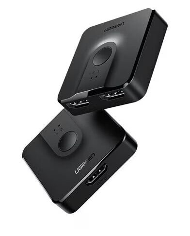 Ugreen 4K 60Hz Bi-Directional HDMI-splitter med 2 innganger