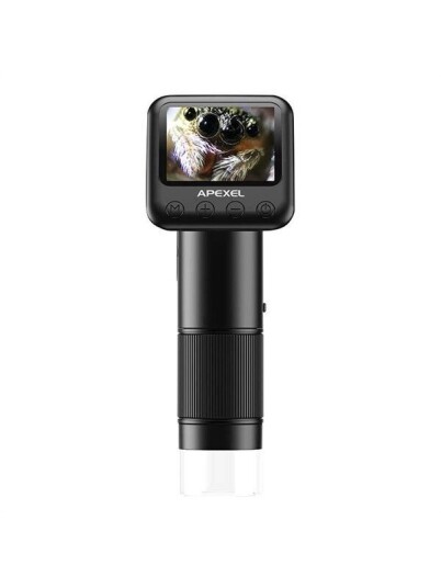 Apexel Apl-Ms008 Lcd Digital Microscope (Black)