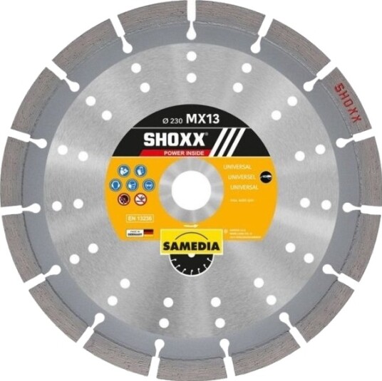 Samedia Diamantblad Shoxx Mx13 230x22,2mm