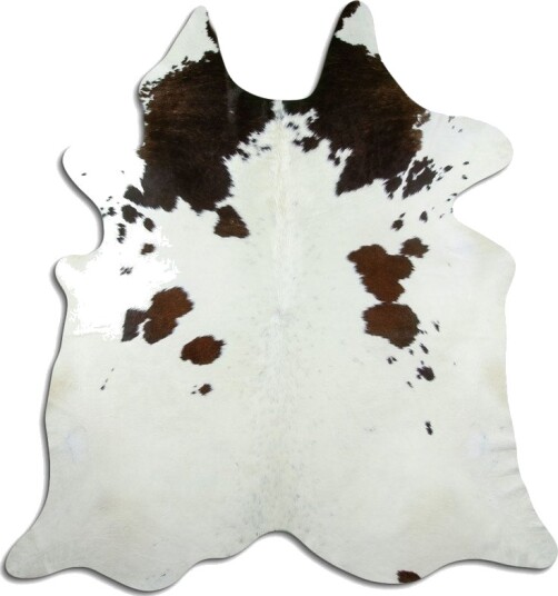 Kuskinn Brun/hvit 1527 Størrelse: 210 x 210 cm