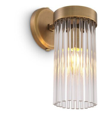 Carnero vägglampa mässing