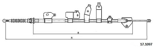 Bremsewire METZGER 17.1097