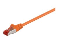 MicroConnect - Nettverkskabel - RJ-45 (hann) til RJ-45 (hann) - 1 m - foliebelagt uskjermet tvinnet kabelpar (F/UTP) - CAT 6 - formstøpt, flertrådet - oransje