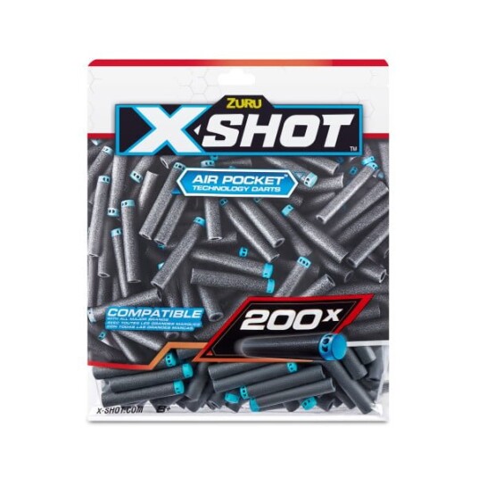 X SHOT-Excel 200PK Refill Darts 36592 X SHOT-Excel 200PK Refill Darts 36592