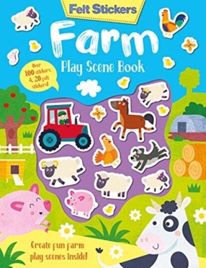 Felt Stickers Farm Play Scene Book Av Kit Elliot
