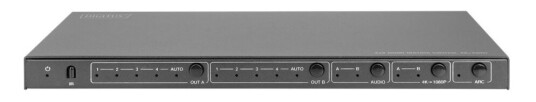 Digitus - Video/Audio Switch - 4 X 2 - Stasjonær, Veggmonterbar