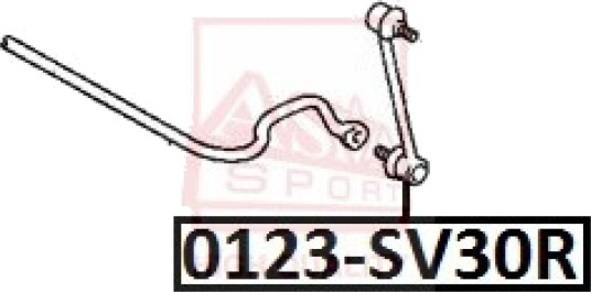 stang, stabilisator ASVA 0123-SV30R