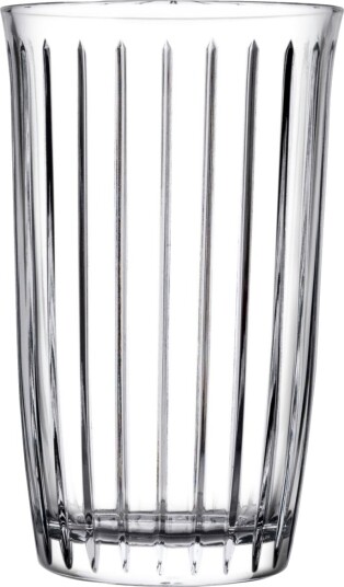 Pasabahçe Highballglass Joy med riller; 29.5 cl 7.85x12.3 cm ØxH; Transparent; 4 Stykk / Forpakning