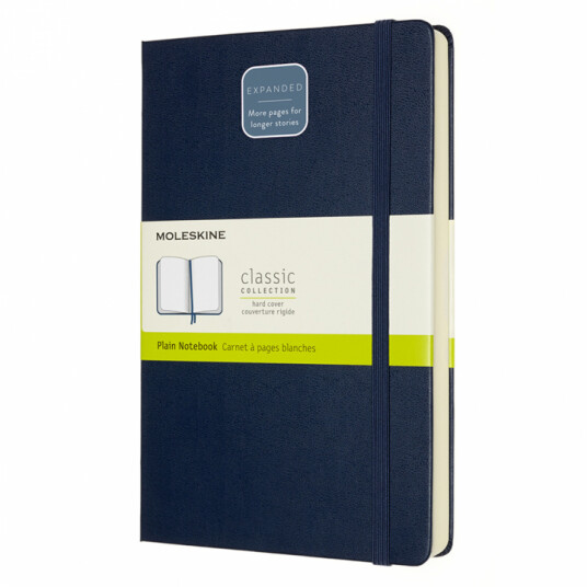 Moleskine Classic Soft Cover Expanded Blue Ruled