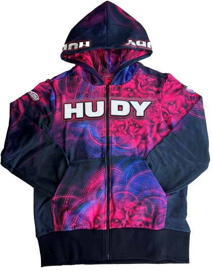 Hudy Sweater Hooded w Zipper - HD Graphics (L)