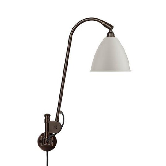 Bestlite BL6 Vegglampe Sort Messing & Hvit