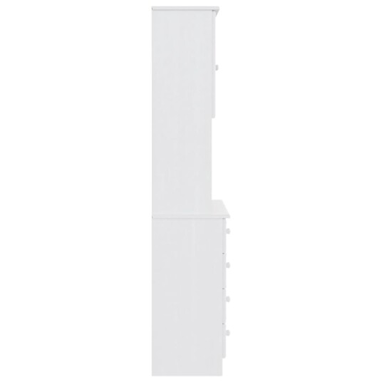 vidaXL Highboard ALTA hvit 77x35x165 cm heltre furu vidaXL Highboard ALTA hvit 77x35x165 cm heltre furu