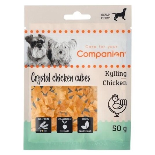 Companion Hundefôr Kylling Cubes for Valp 50 g