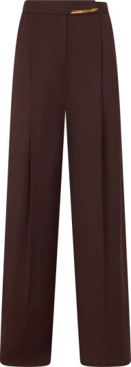 Elisabetta Franchi Dame Bukser Brun S,