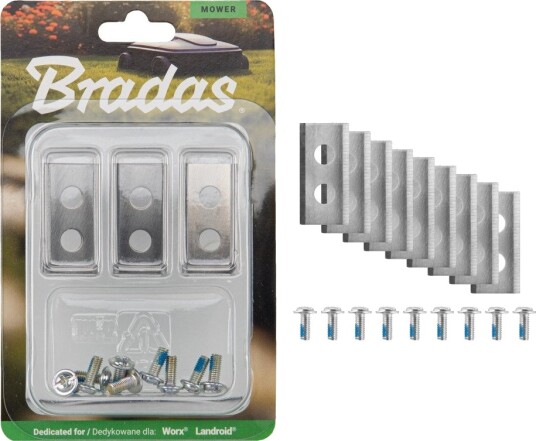 Bradas Dyse Til Robotgressklipper Worx/Landroid 9 Stk Neutral Bradas Dyse Til Robotgressklipper Worx/Landroid 9 Stk Neutral