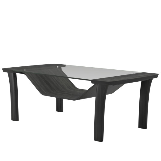 StresslessStressless Windsor bord klart glass grå