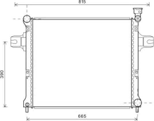 DIEDERICHS DCM2125 Radiator motorkjøling