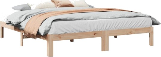 Sengeramme uten madrass 180x200 cm heltre furu 8721158636973