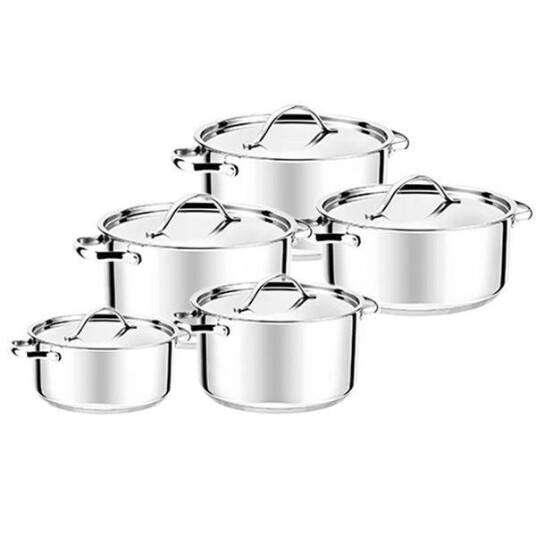 Modern House  Rix grytesett 5 deler 1,3/2,4/3,2/4/6,7L blank