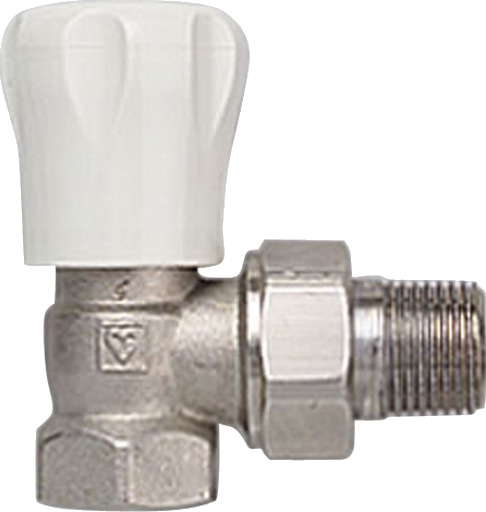 Herz 3/8" Vinklet Radiatorventil for Hydraulikk