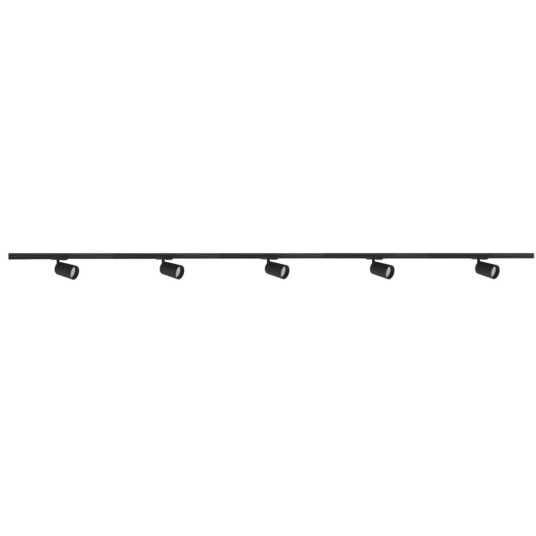 NorDesign Secco spotskinne 5 spotter 2 meter - Svart NorDesign Secco spotskinne 5 spotter 2 meter - Svart