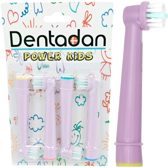 Dentadan Børstehoder for barn PINK Oral-B kompatibel