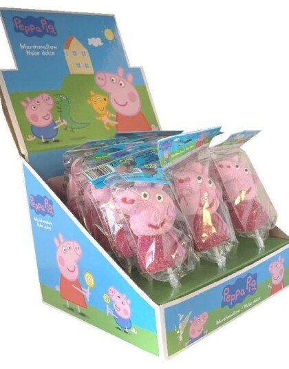 Appleton Sweets 18 stk Peppa Gris Marshmallow Pops Hel Eske 0,54 kg 100521