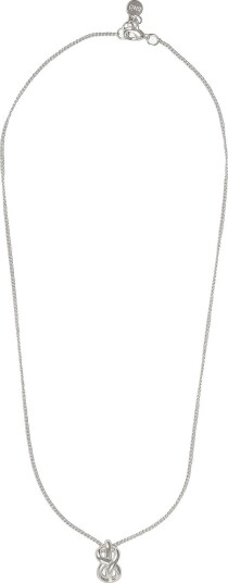 Snö of Sweden - Halskjede Everly Knot Neck 40-45 Plain - Sølv