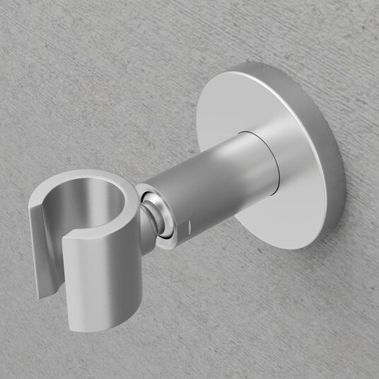 Scandtap Harmonized dusjholder, børstet stål brushed stainless steel 70 x 70 x 95 mm