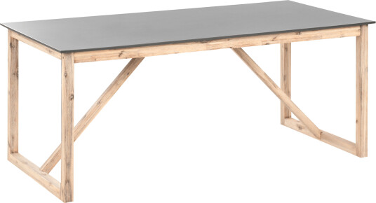 Spisebord utendørs Notteri 90x180 cm Betong   Grå/Brun