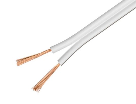 Pro Høyttalerkabel 2,5 mm² OFC 25 m Hvit