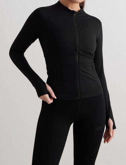aim´n Sculpting Zip Jacket - Black - M aim´n Sculpting Zip Jacket - Black - M