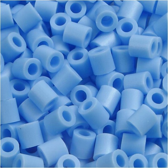 Nabbi Photopearls, Str. 5x5 Mm, Hullstr. 2,5 Mm, 6000 Stk., Blå Pastell (23)