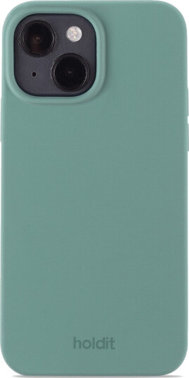 Holdit Silikon Deksel til iPhone 15 Moss Green