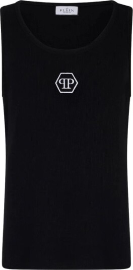 Philipp Plein Herre Topper Svart M,