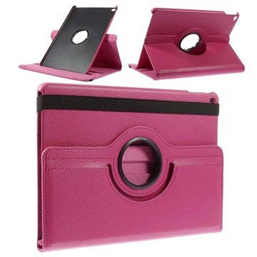 iPad Air 2 Rotary Veske Varm Rosa