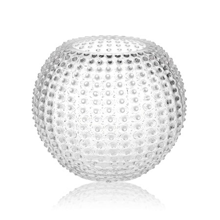 Hobnail Globe Vase 24 cm Crystal
