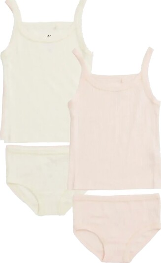 Copenhagen Colors Rib Jersey 2Pack Straptop And Underpants   Multi/patterned   104