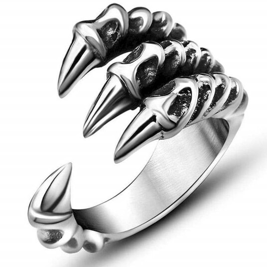 "Grab" menns ring i stål