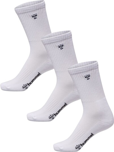 Hummel jr Bee 3 Pack sokker til barn White