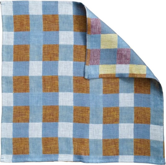Fine Little Day Rutan håndkle 45x45 cm Oat Fine Little Day Rutan håndkle 45x45 cm Oat